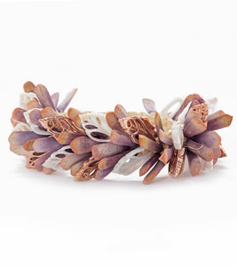 Pink Vana w/White Sliced Shell Bracelet 54302