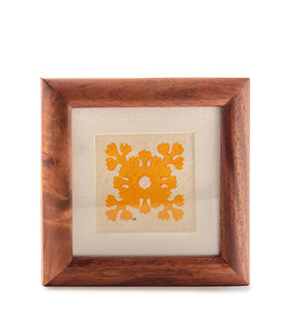 Hawaiian Quilt Tapa (5x5 Yellow) by Joanne How