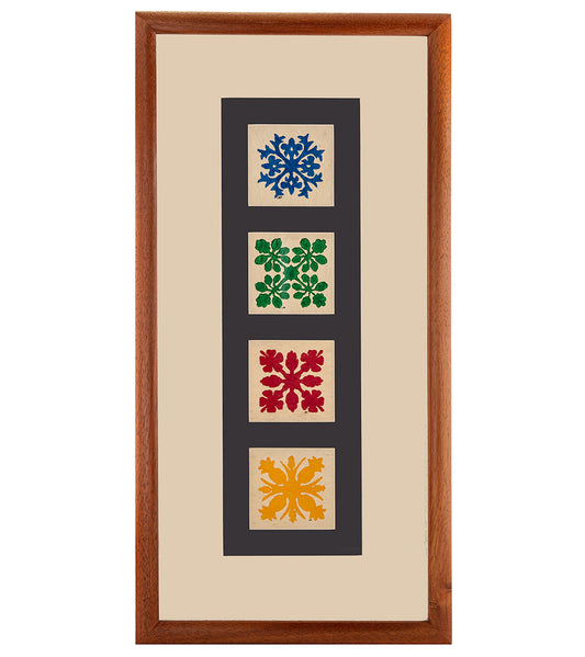 Edredón hawaiano Tapa (10x22 Multi) de Joanne How