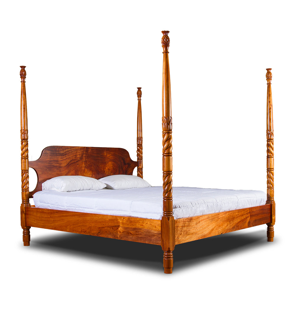 Lanai Grand Four Poster Koa Bed