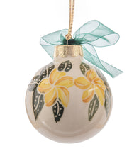 Hawaiian Ceramic Ornament - Plumeria Lauae