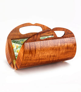 Koa Clutch with Handle