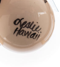 Hawaiian Ceramic Ornament - Red Plumeria