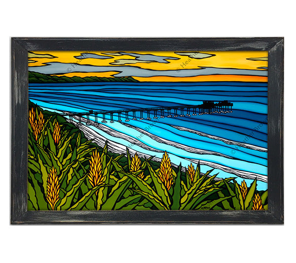 Atardecer en La Jolla por Heather Brown - Prueba de artista