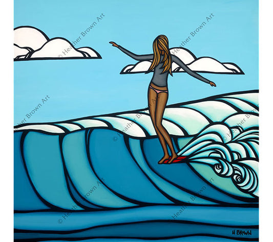 Lady Slide de Heather Brown - Prueba de artista