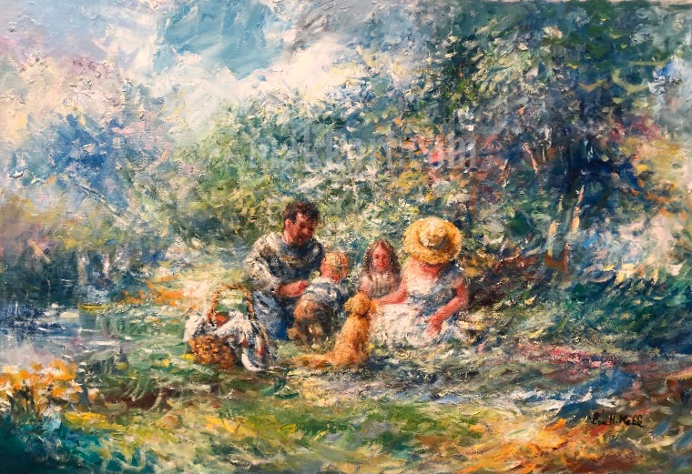 Pintura original: Vida de Eva Makk