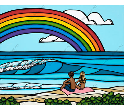 Amor bajo el arcoíris de Heather Brown - Prueba de artista