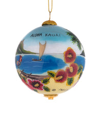Glass Ornament - Scenic Old Hawaii