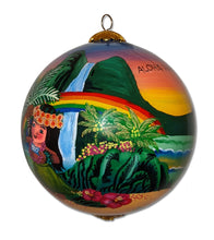 Glass Ornament - Chicks, Keiki and Rooster