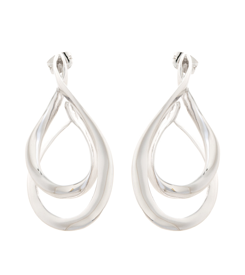 Double Teardrop Earrings