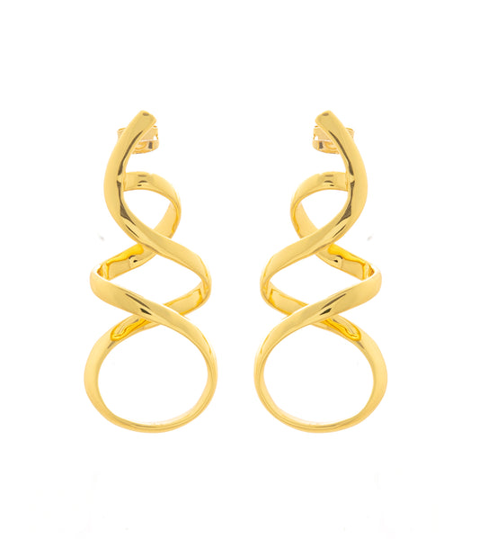Plume Gold Earrings