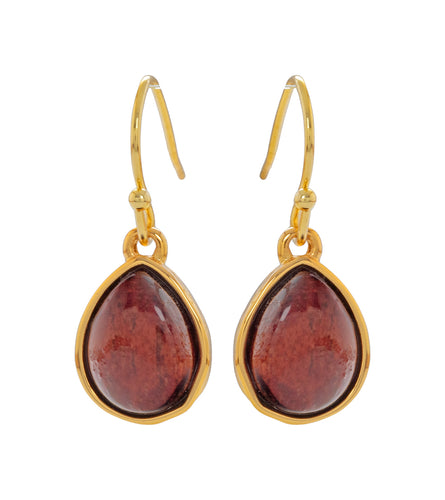 Koa Single Tear Earrings