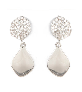 Pave Drop Earrings