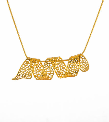 Hukilau Ribbon Necklace