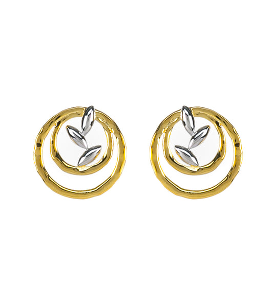 "Ola" Circle of Life Stud Earrings