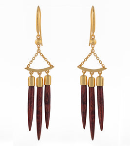 Koa Wana Earrings