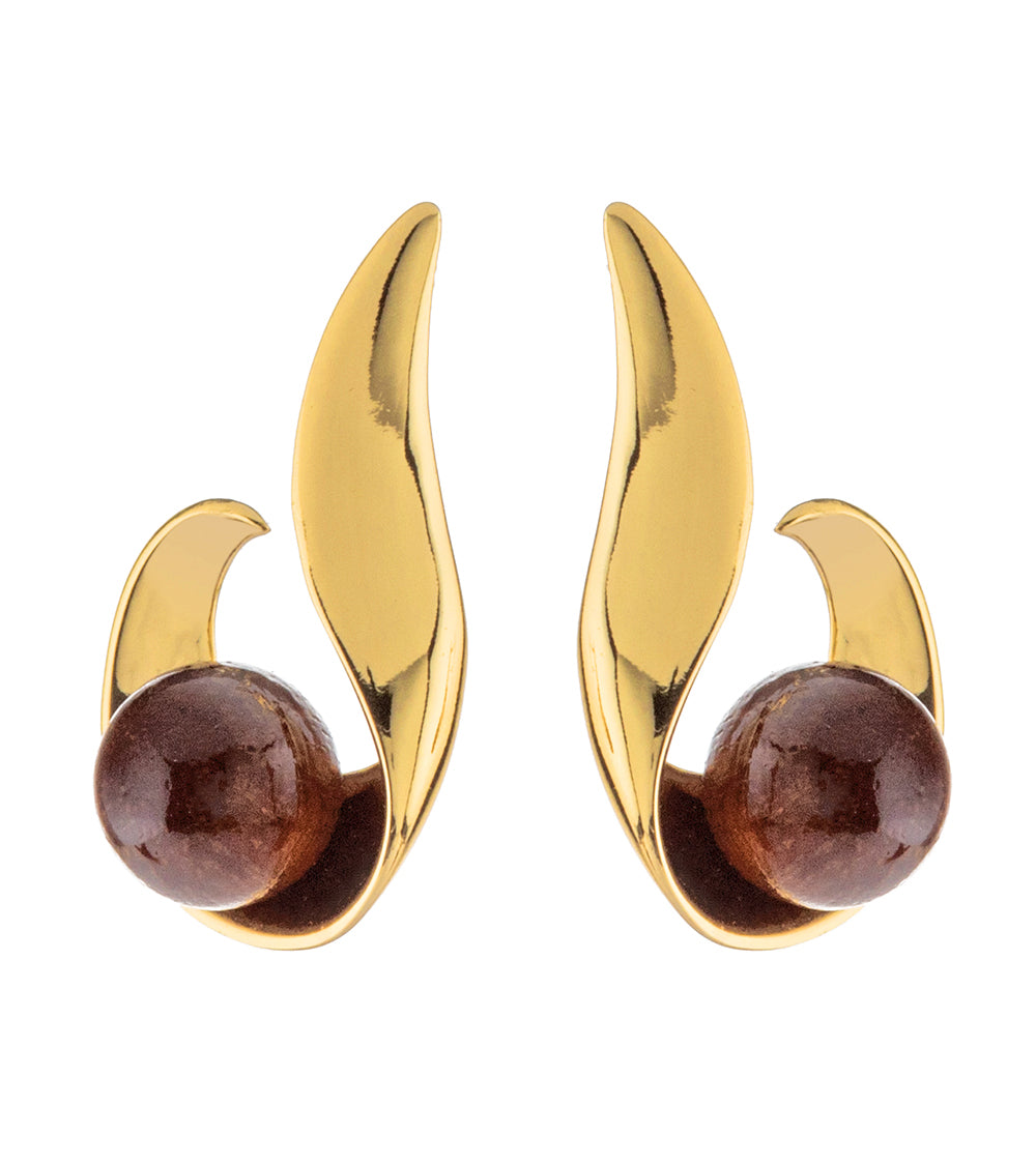 コア「マカウ」イヤリング