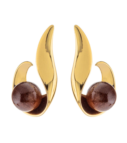 コア「マカウ」イヤリング