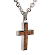 USS Missouri Teak Cross Pendant, Small