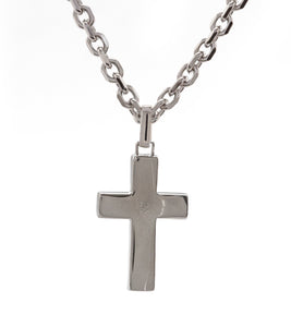 USS Missouri Teak Cross Pendant, Small