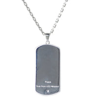 USSM Teak Dog Tag Pendant