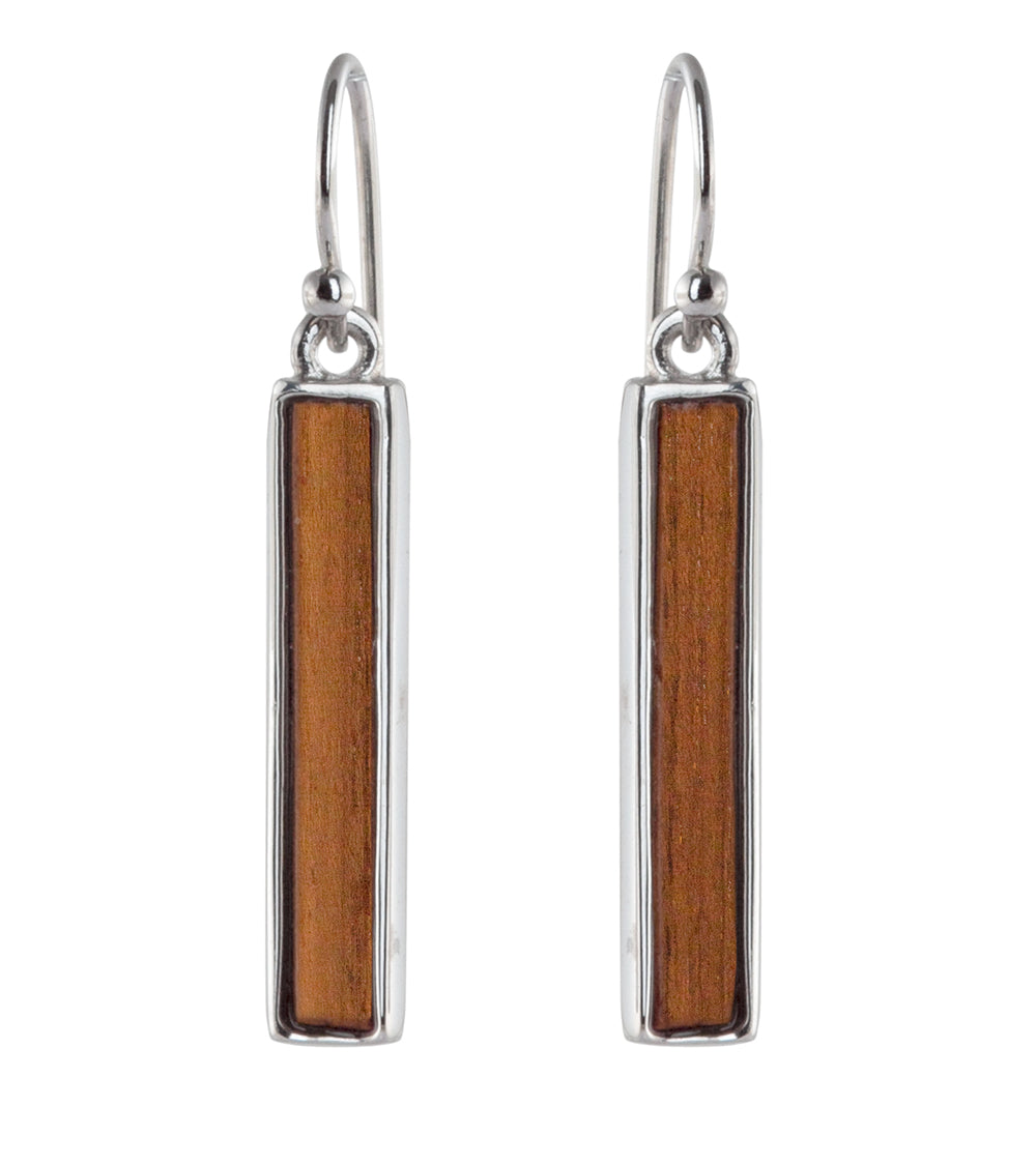 USSM Teak Matchstick Earrings