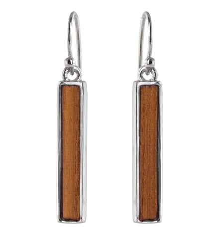 USSM Teak Matchstick Earrings