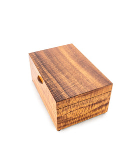 MacArthur Koa Box with Tray - Medium