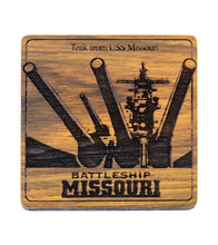 USS Missouri Teak Coaster, Big Guns II