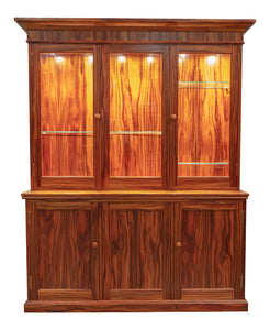 Heritage China Hutch with Three Panels / Two Doors