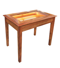 Lockwood Display Side Table with Drawer and Lights