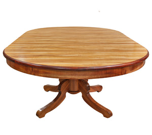 Pedestal Dining Table, Round, 2 - 18" Leaves