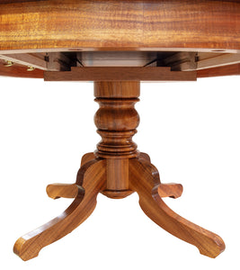 Pedestal Dining Table, Round, 2 - 18" Leaves
