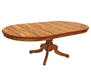 Pedestal Dining Table, Round, 2 - 18" Leaves