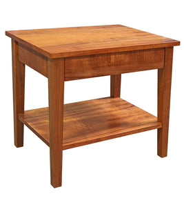 Plantation Nightstand, with Drawer and Shelf