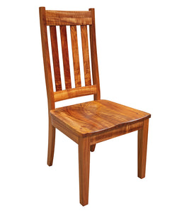 Martins solid wood slat back side dining chair clearance
