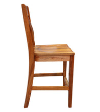 Slat Back Bar Stool