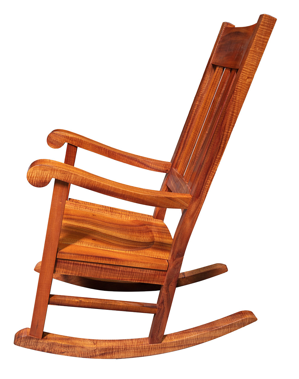 Slat Back Koa Rocking Chair Martin MacArthur