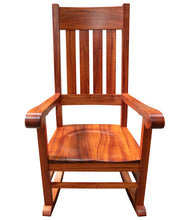 Slat Back Koa Rocking Chair