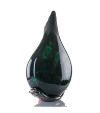 Glass Vessel "Black Lava Trail 2" by Daniel Moe