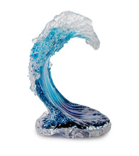 Glass Wave Sculpture "Kalapana Kai" (Medium) by Daniel Moe