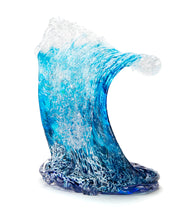 Glass Wave Sculpture "Kalapana Kai" (Small) by Daniel Moe