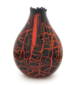 Glass Crackled Vase "CV-62"