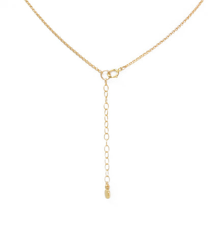 Collar de tres perlas de Tahití flotantes - Relleno de oro