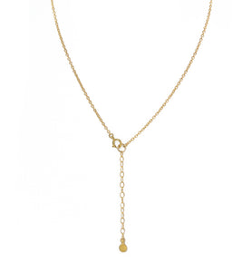 Tahitian Pearl Necklace - Gold Filled Coral Design Accent