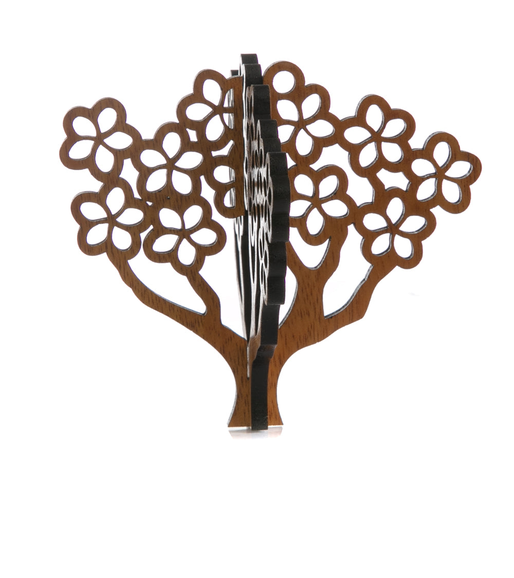 Koa 3D Ornament - Plumeria Tree
