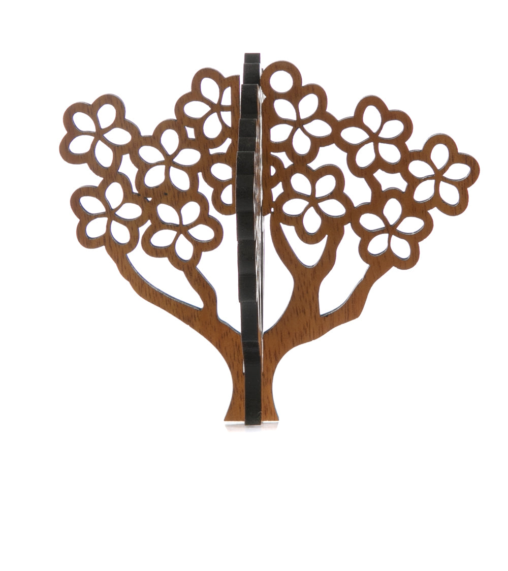 Koa 3D Ornament - Plumeria Tree