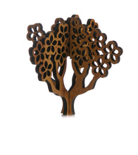 Koa 3D Ornament - Plumeria Tree