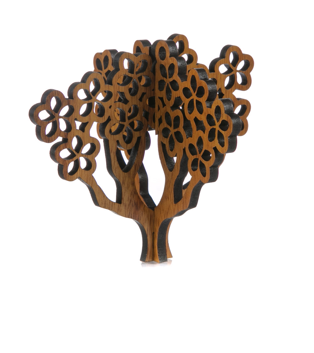 Koa 3D Ornament - Plumeria Tree