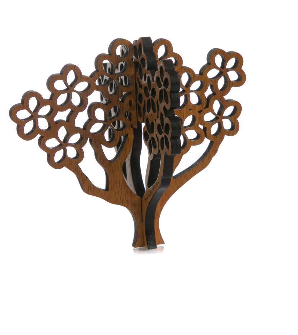 Koa 3D Ornament - Plumeria Tree